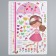 Interior plastic sticker "Girl with an umbrella" 50x70 cm