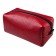 Cosmetic bag with lightning, red color