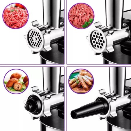 Mixer KitFort KT-3061, planetary, 1000 watts, 4.8/1.5 l, speed adjustment, black-2