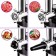 Mixer KitFort KT-3061, planetary, 1000 watts, 4.8/1.5 l, speed adjustment, black
