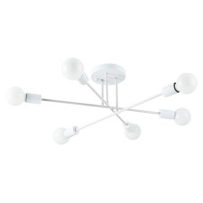 Ceiling chandelier Arte Lamp Alastor A5435PL-6WH, E27, 6x40 W, 65x65x22 cm, white