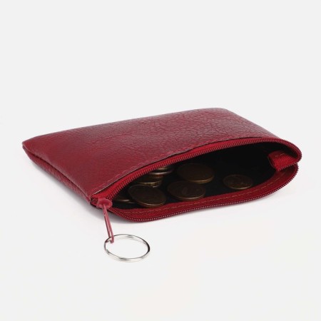 Women's wallet with lightning, burgundy color-2