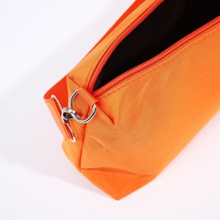 Cross-Bodi Bag on a zipper, Orange color-8