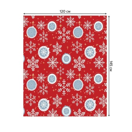 The tablecloth "Festive air", rectangular, Saten, size 120x145 cm-1