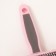 Pucoding Plastic soft with rounded teeth, medium, 9 x 15.5 cm, pink with black 96145