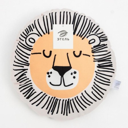 Decorative Ethel Pillow "Leo", 40x40 cm, velor, 100% polyester-7