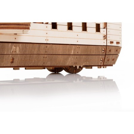 A prefabricated model of wood “Ship with sails. Junk"-5