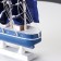 Souvenir small “Dorita” souvenir ship, sides blue with a white strip, blue sails, 23 × 5.5 × 21 cm