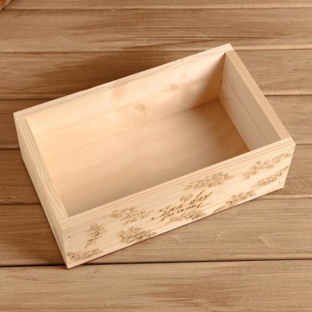 Wooden box "Spa Day at Home", 24.5 × 14 × 8 cm, mix-7