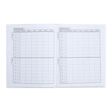 Universal diary for grades 1-11 "Romance", hard cover, matte lamination, sparkles, 40 sheets-6