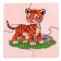 Figure puzzles made of wood "Wild animals" 10 puzzles in a set