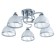 Caspian chandelier 5he27 40W chrome 56x56x22 cm Bayerlux