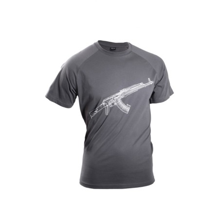 T -shirt 7.62 Kalashnikov, size 44, color gray color