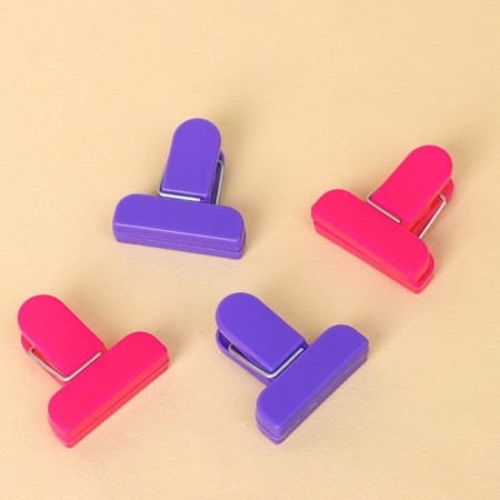 Set of packages clamps, 4 × 1.7 cm, 4 pcs, color mix-2