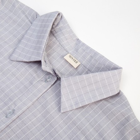 Women's shirt minku: Home Collection Color gray, river 46-6