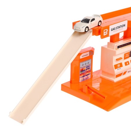 Parking "Building Station", with a display, light and sound-5
