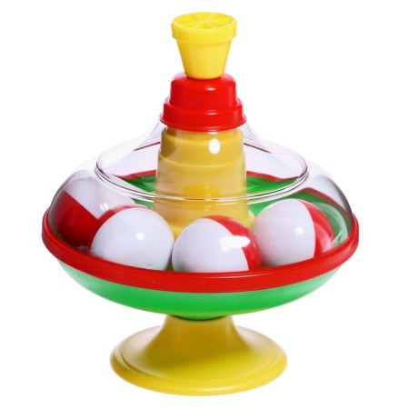 Yula with balls, diameter 14 cm-3