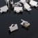 Build for the tape (set of 20 pcs.), Color silver, 10 mm