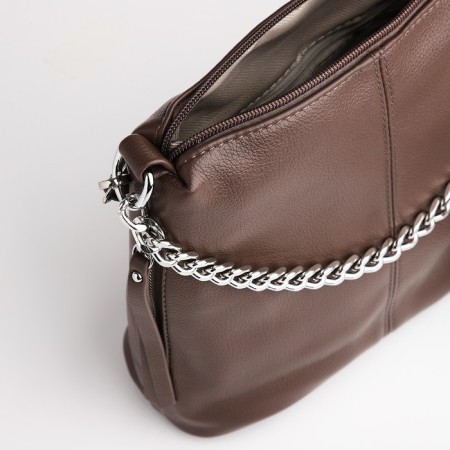 Love bag with lightning, brown color-5