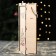 A box for the wine "Magic New Year!" Christmas tree, 34x10x8.6 cm