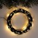 Garland "thread" 20 m dew, IP20, black thread, 200 LED, glow warm white, 12 V
