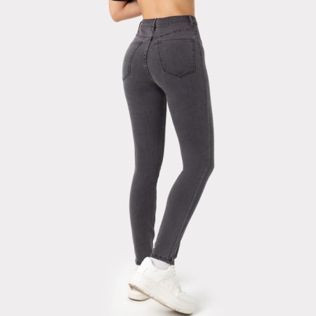 Women's jeans, gray color, size 44 (W27 L32)-2