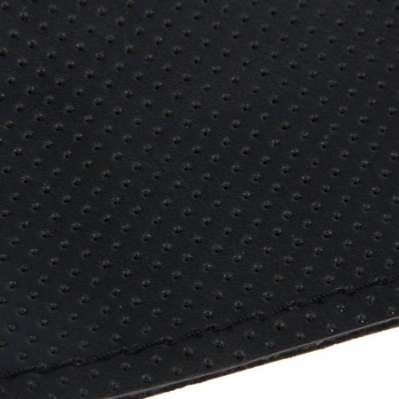 Torso steering wheel, 38 cm, perforation, artificial leather, black-1