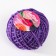Yarn 100% juts "Softino Jute Colored" 50m ± 2m violet 50 g