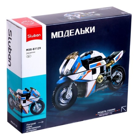 Designer motorcycle Sluban Models, 242 details, 6+-5