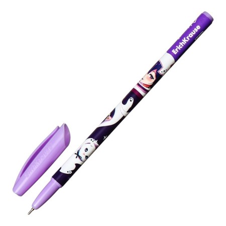 A set of ballpoint pens 4 pcs, erichkrause, "neo Stick Space Anime" node 0.7 mm color blue blue-5