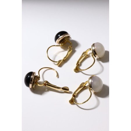 Earrings "Circle" senorite, color mix-5