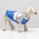 Jacket for dogs with weighting size 16 (DS 36, OG 46, Osh 35), silver-blue