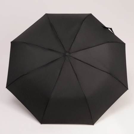 Semi -automatic umbrella "plain", 3 additions, 8 knitting needles, r = 49 cm, black color-4