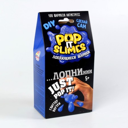 Set for experiments and experiments "Blinding balls" blue-2