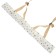 Reins No. 2, narrow, small stars, brown/white color