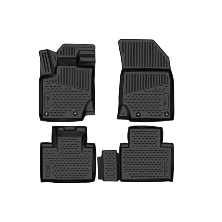 3D mats in the salon for Geely Atlas Pro 2021-, crossover, 4 pcs.