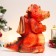 Pigger "Dragon Giant" 33x30cm, red with gold