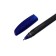 Ballic pen 1.0 mm, Triangle Silver, blue ink, three -sided