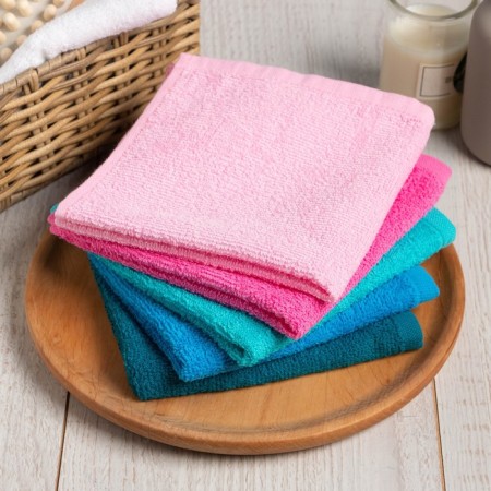 Set of terry napkins "Sweet and Beautiful" 30x30 cm -5pcs, 100% HL, 340g/m2-1