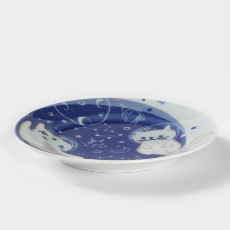 Porcelain plate "Zoomix. Idyll ", d = 17.5 cm-1