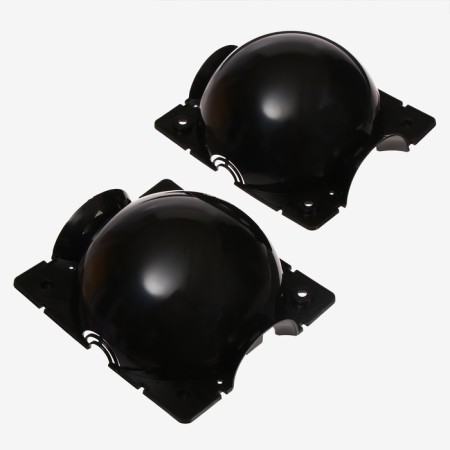 Ball for rooting plants, D = 11.5 cm, under a branch 1.6 cm, black, Greengo-3