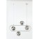 Pauline 3104-304 4 x E14 40W chandelier