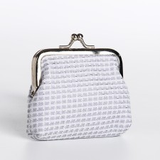 Women's wallet on the farmar, white color