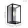 Bra Charterhouse 1x60W E27, black 16x16x28 cm