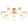 Lamp on the ESCADA rod, 1142/7p Gold. 7x60W, e27, 700x700x270 mm, color gold