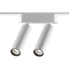 Трековый светильник для низковольтного шинопровода Novotech. Smal, 14Вт, Led, 145х115х31 мм, цвет белый