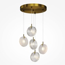 Suspension lamp Maytoni Mod254PL-05BS, 5XG4, 28W, 321 cm, Brass color