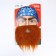 Carnival beard "Red Jack", with a mask