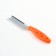 Comb "paws" with teeth of different lengths, 20.5 x 3 cm, orange