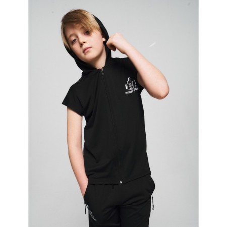 Sports suit for a boy, height 164 cm, dark blue color-5